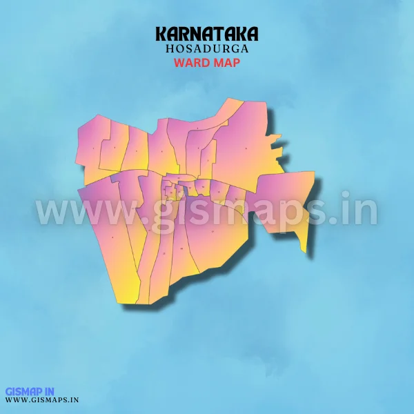 Hosadurga Ward Map (Karnataka)